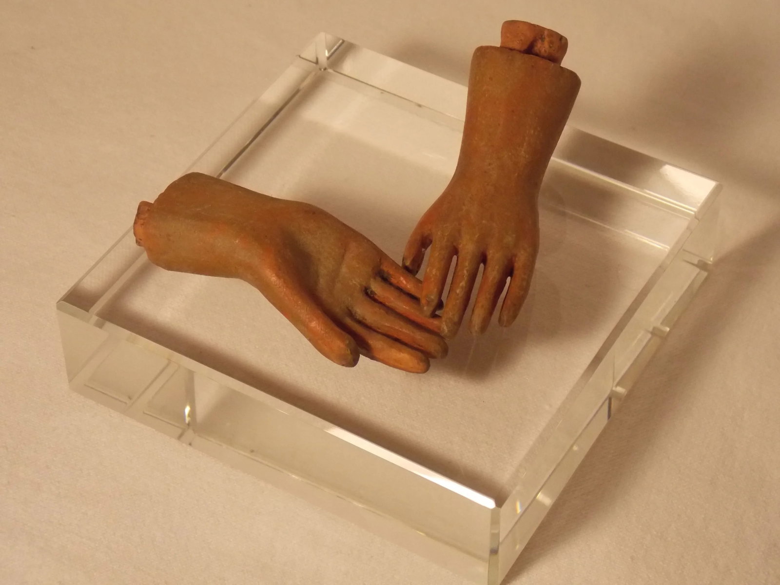 Small Vintage Santos Hands - A Pair - 2