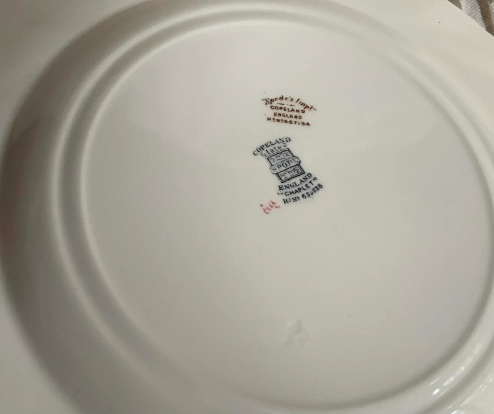 Rare Copeland Spode Neoclassical Dinner Plates, c.1900 - 5