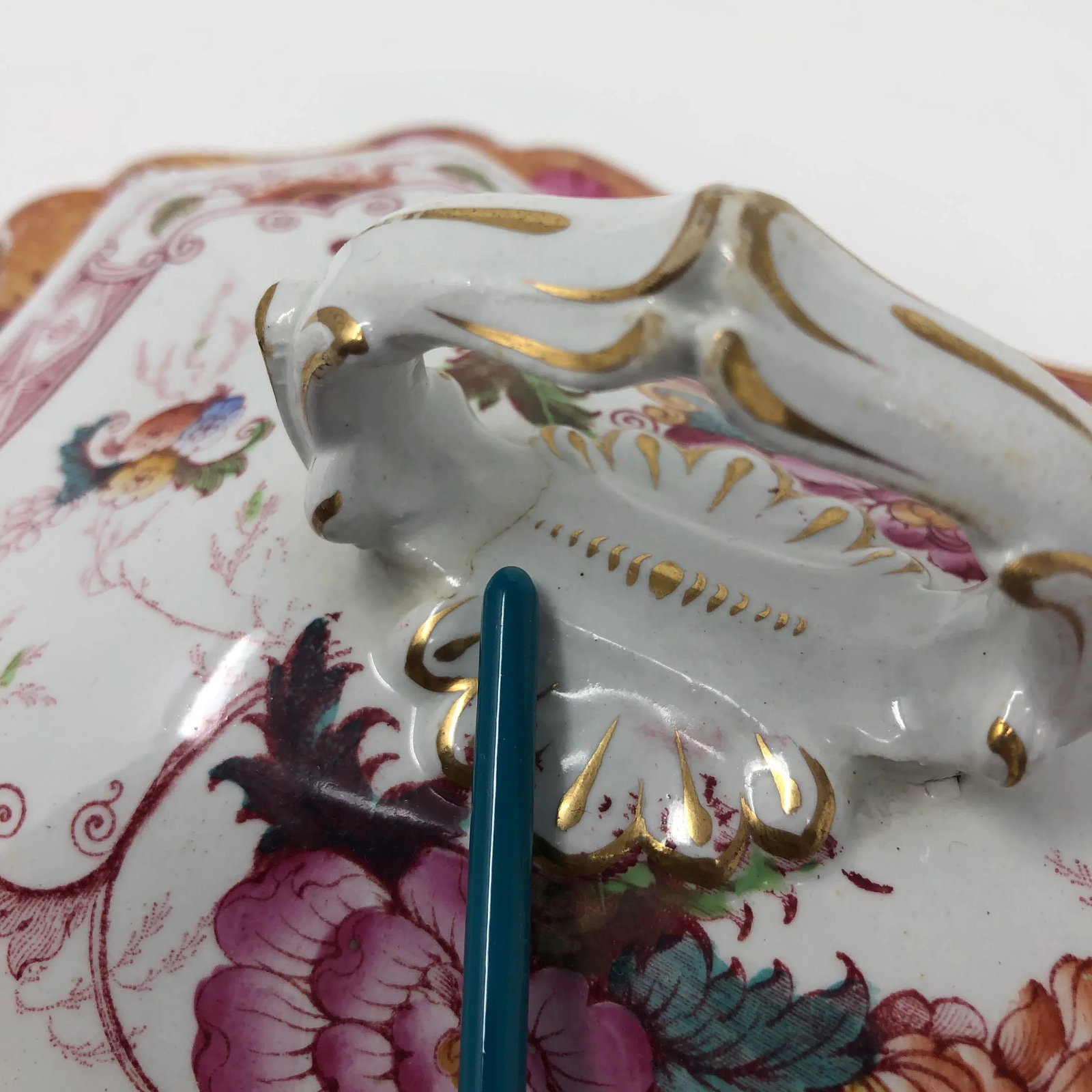 Antique Cauldon England Tureen - 12