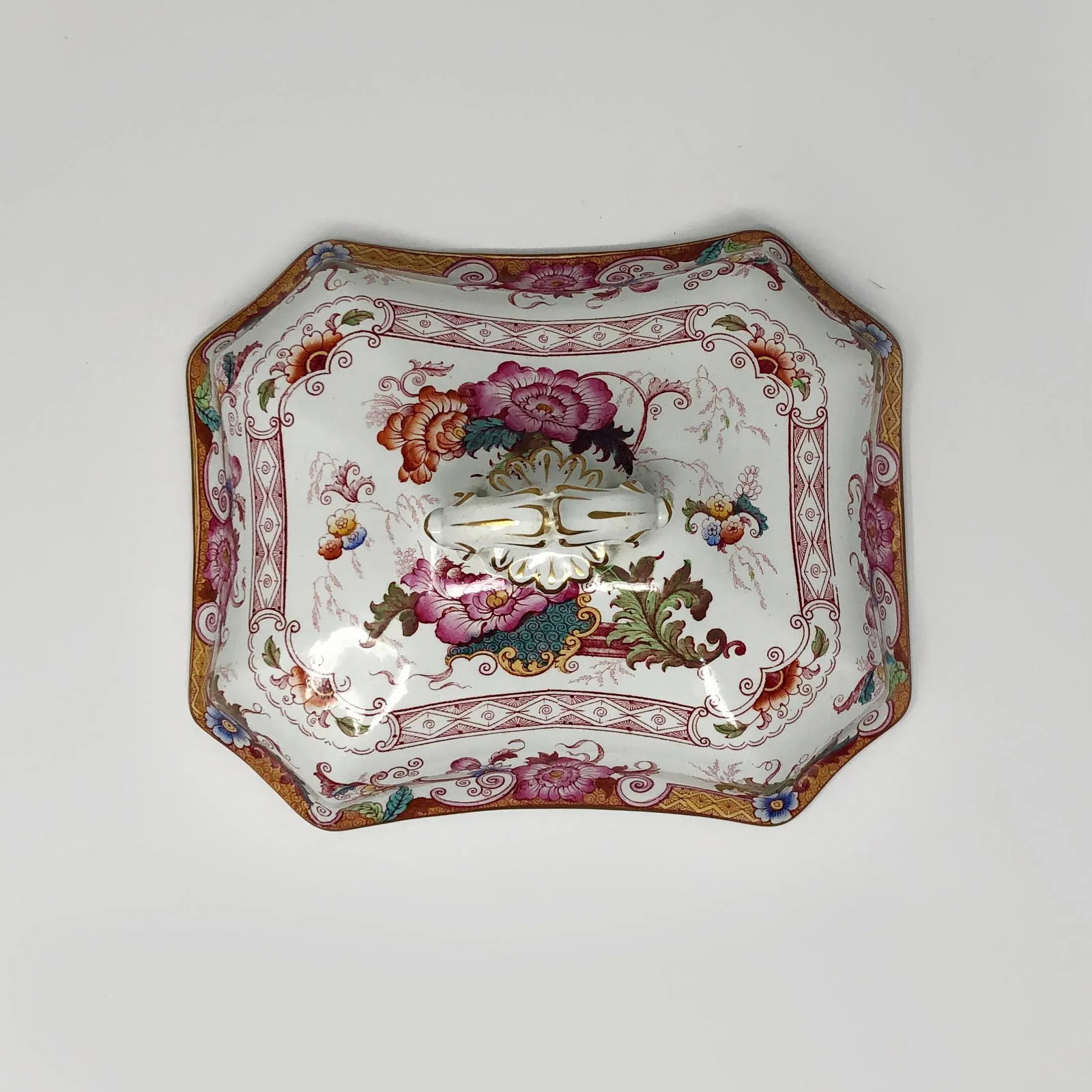 Antique Cauldon England Tureen - 8