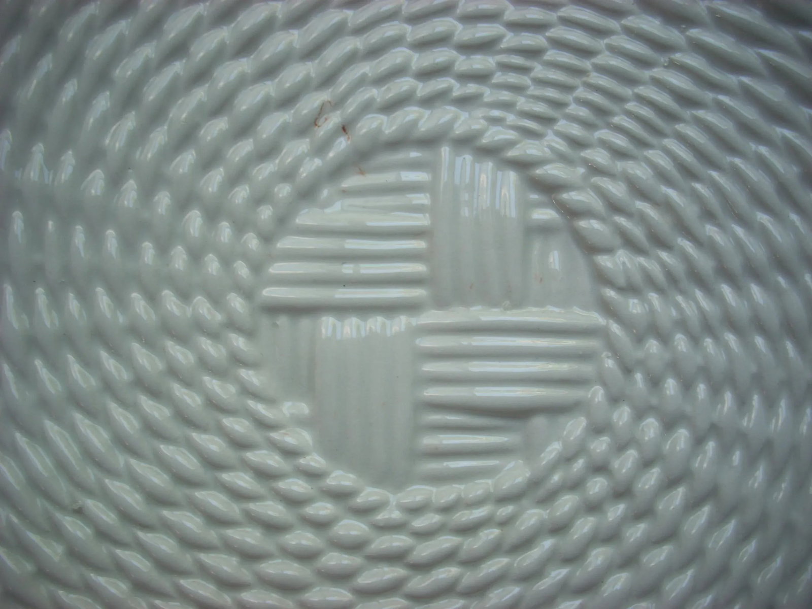 Vietri Ceramic Basketweave Platter - 2
