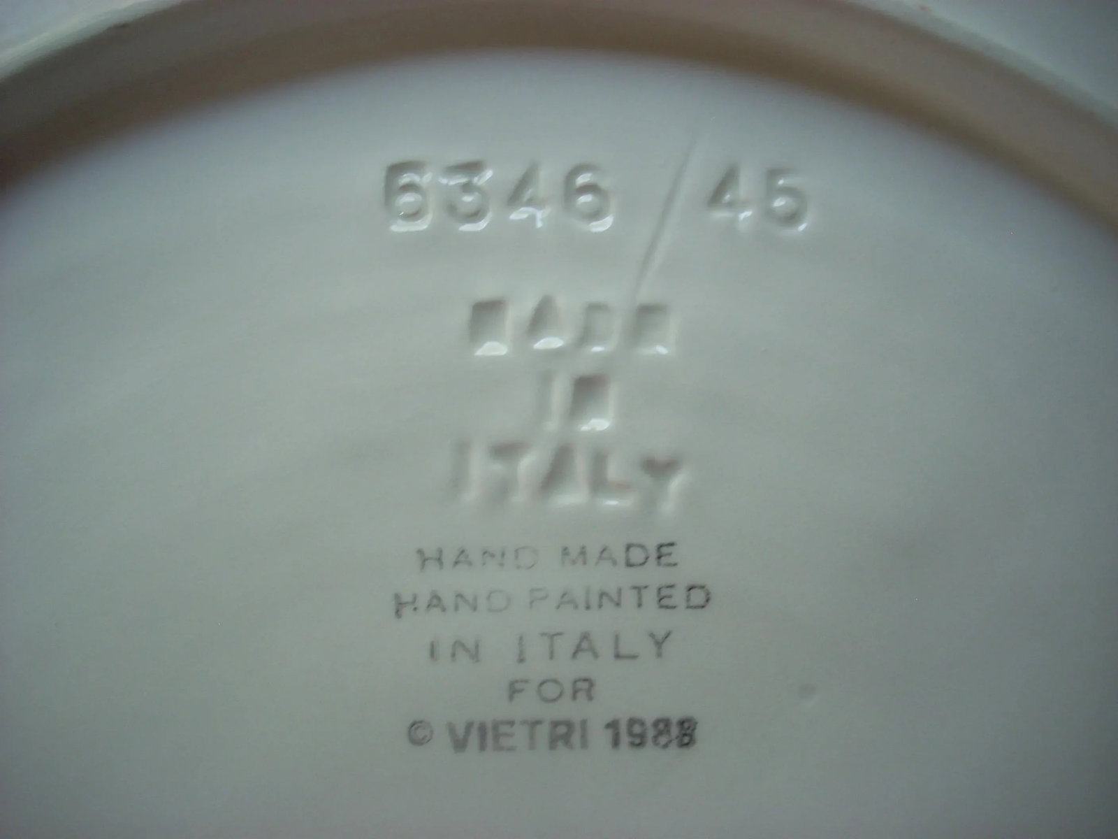 Vietri Ceramic Basketweave Platter - 4