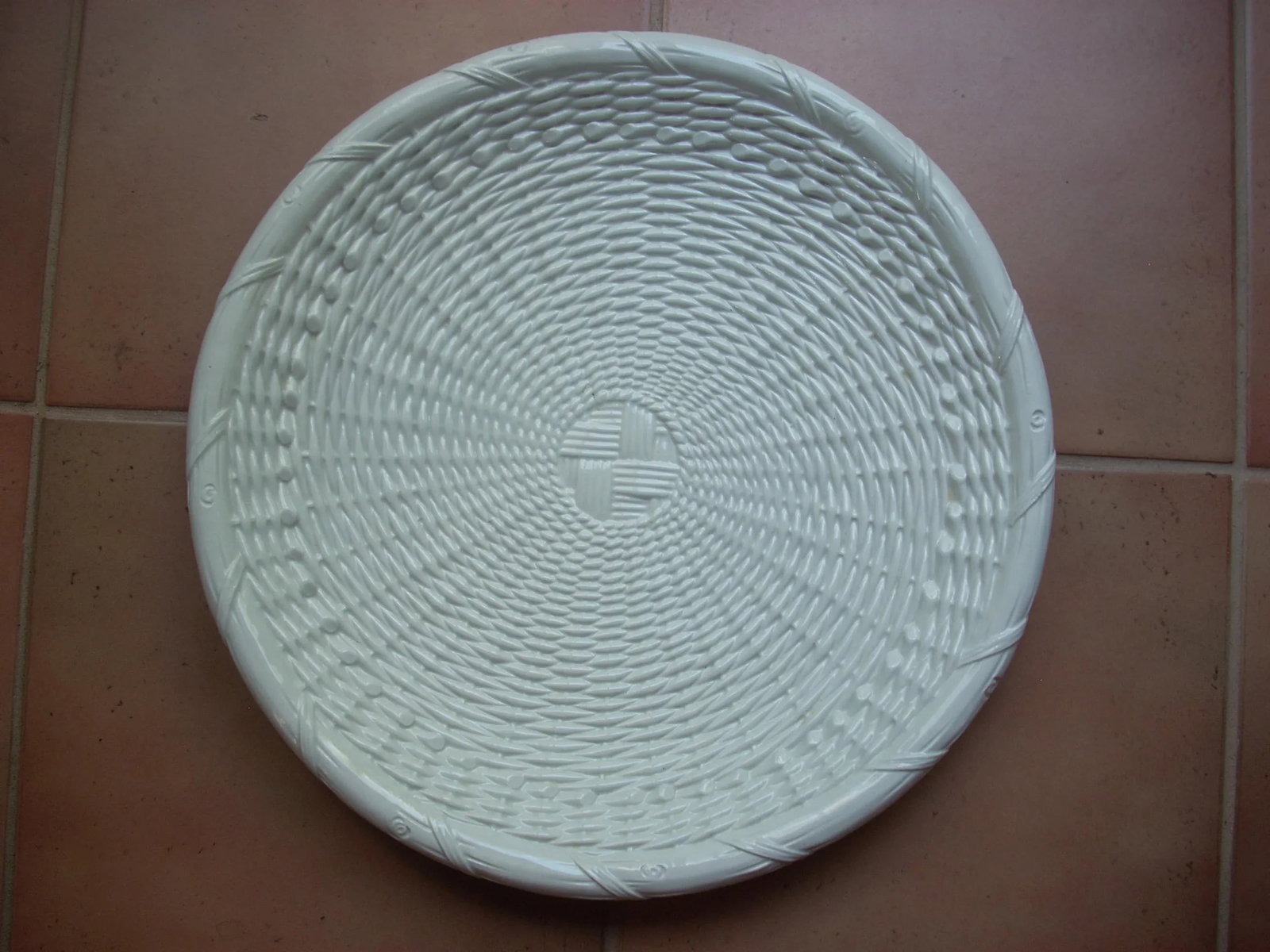 Vietri Ceramic Basketweave Platter - 5