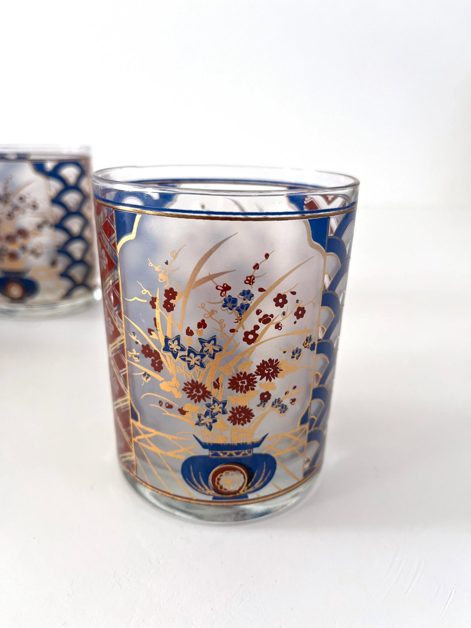 Culver Imari Double Old Fashioned Glasses, Set of 6 - 4