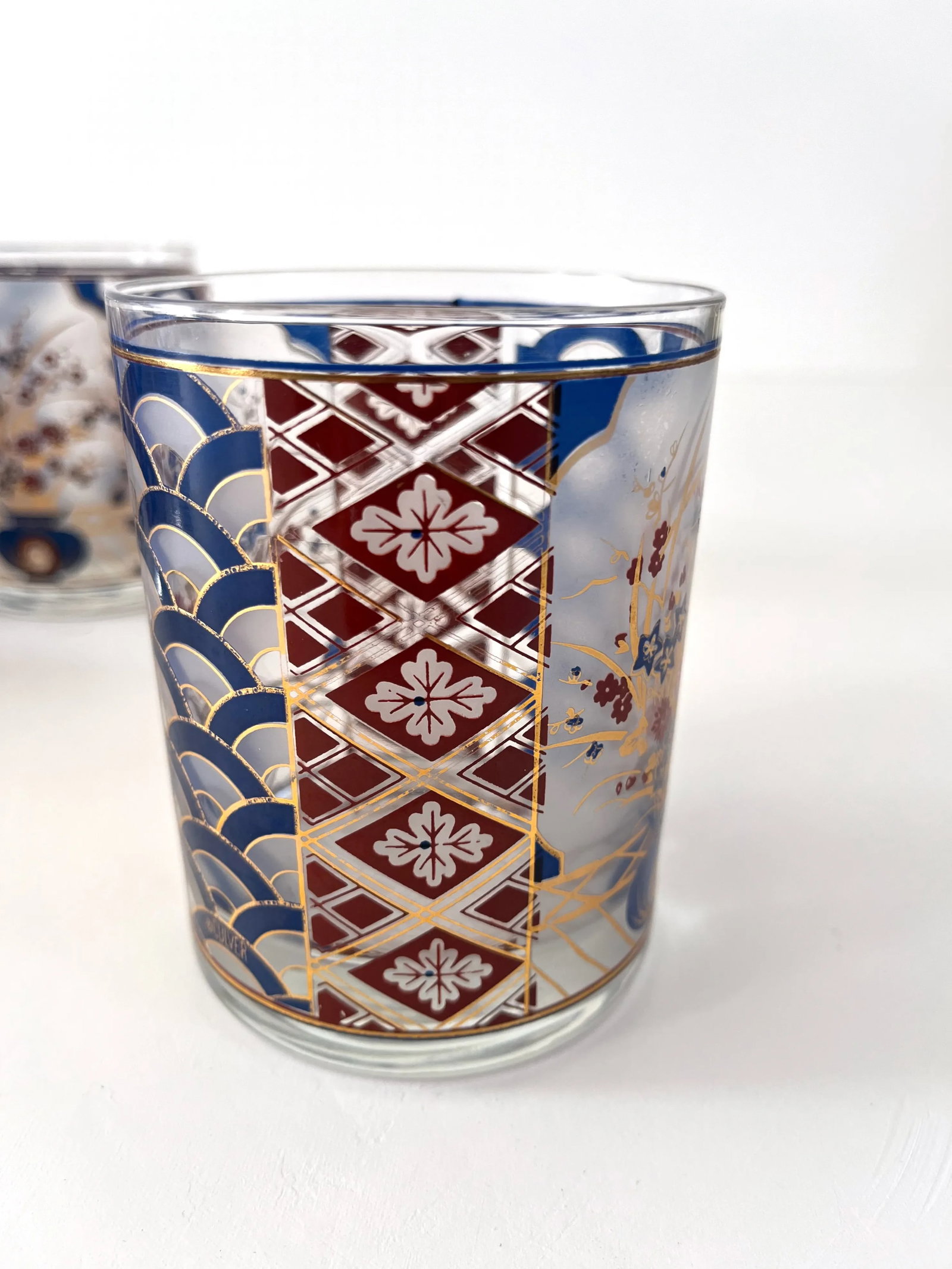 Culver Imari Double Old Fashioned Glasses, Set of 6 - 5