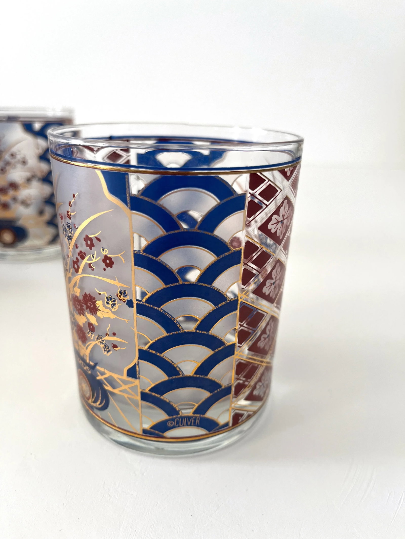 Culver Imari Double Old Fashioned Glasses, Set of 6 - 6