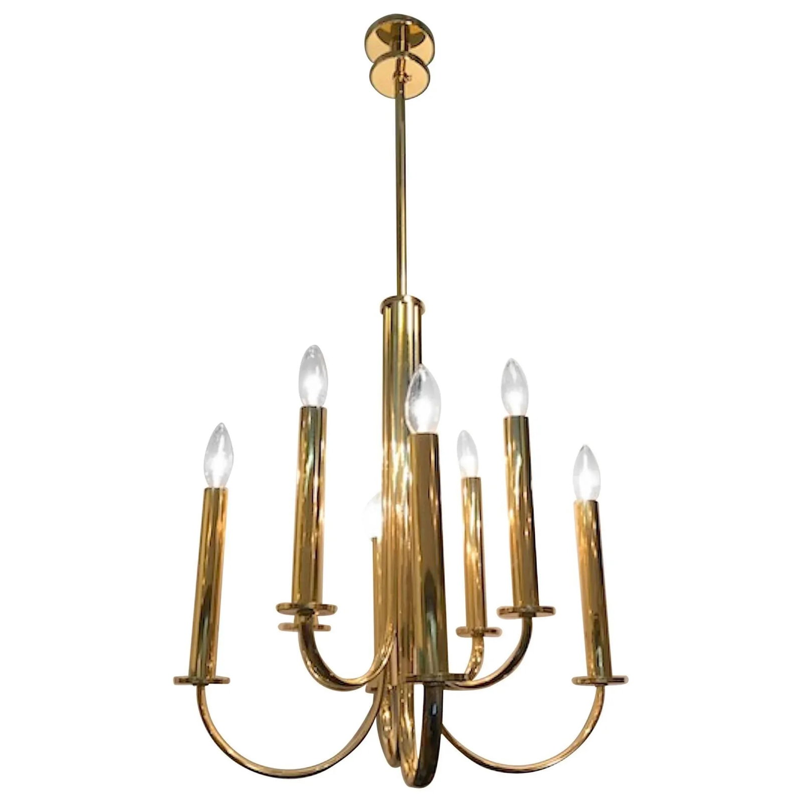 Italian, 1930s Fascist Period Art Deco Chandelier - 10