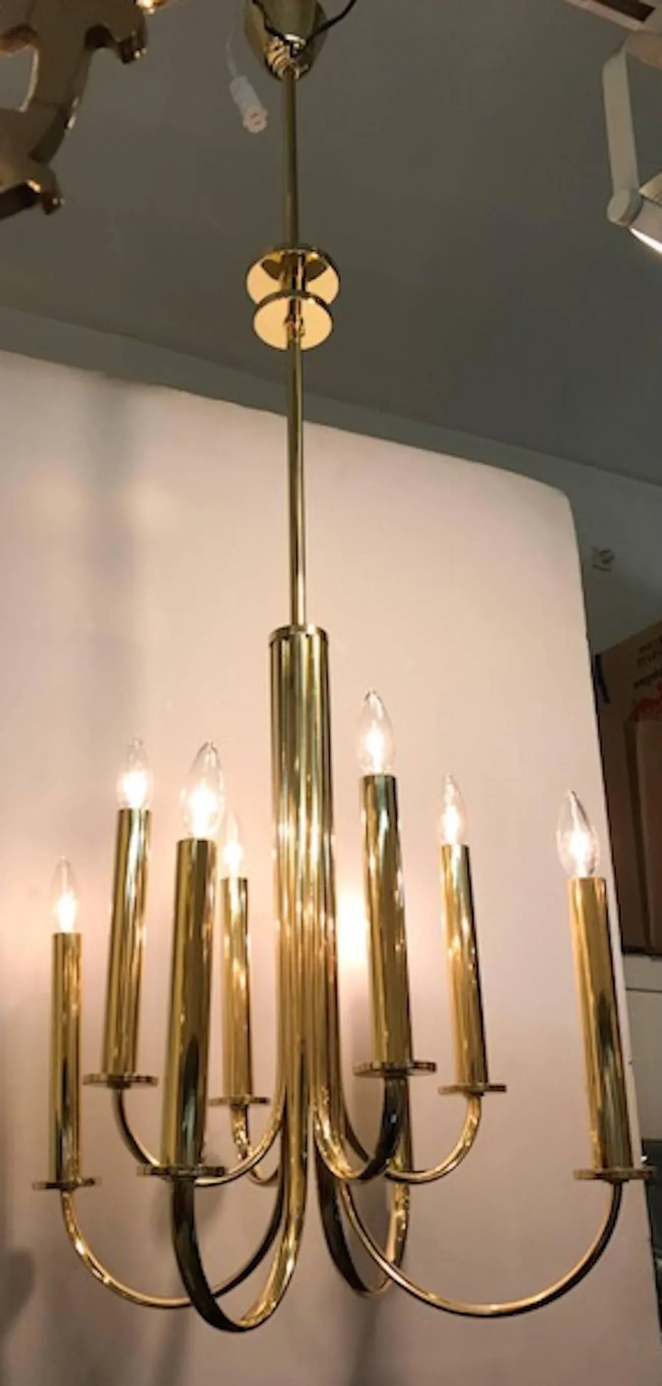 Italian, 1930s Fascist Period Art Deco Chandelier - 2