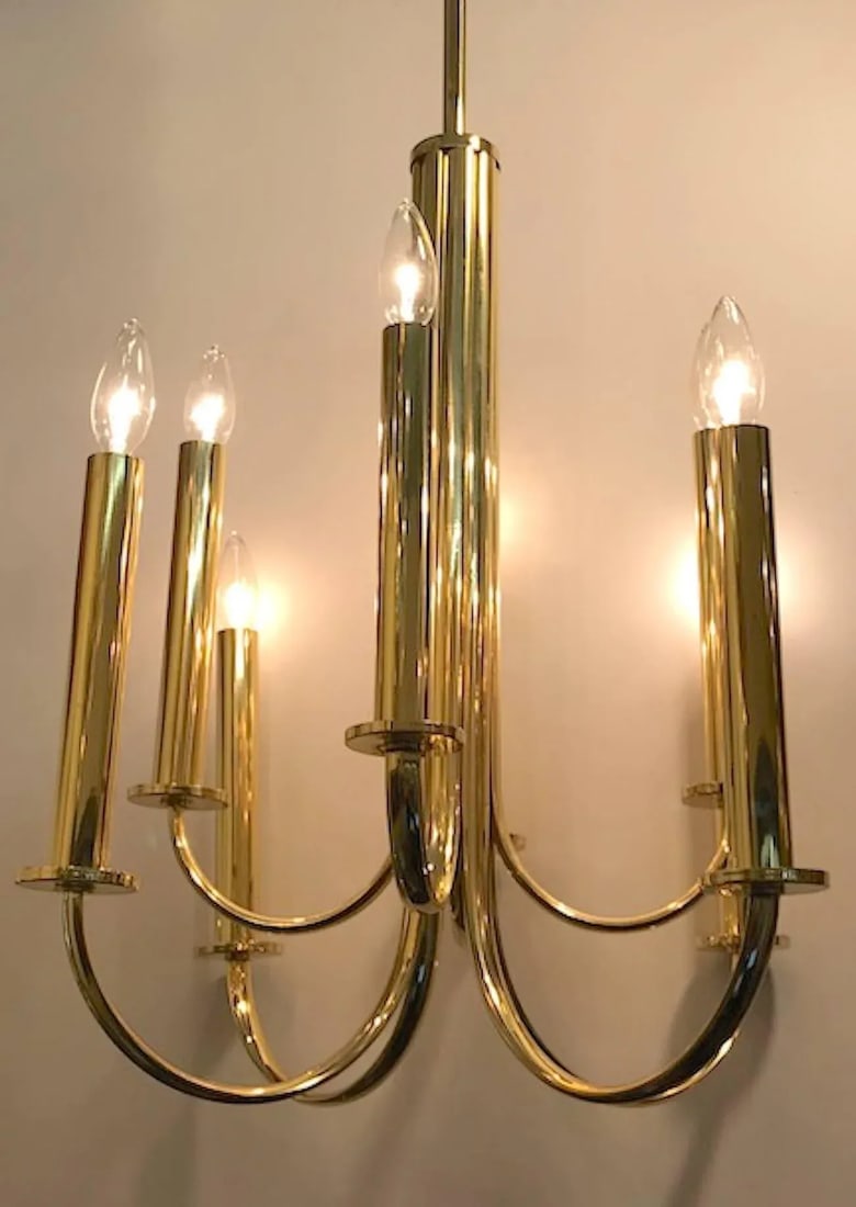 Italian, 1930s Fascist Period Art Deco Chandelier - 3