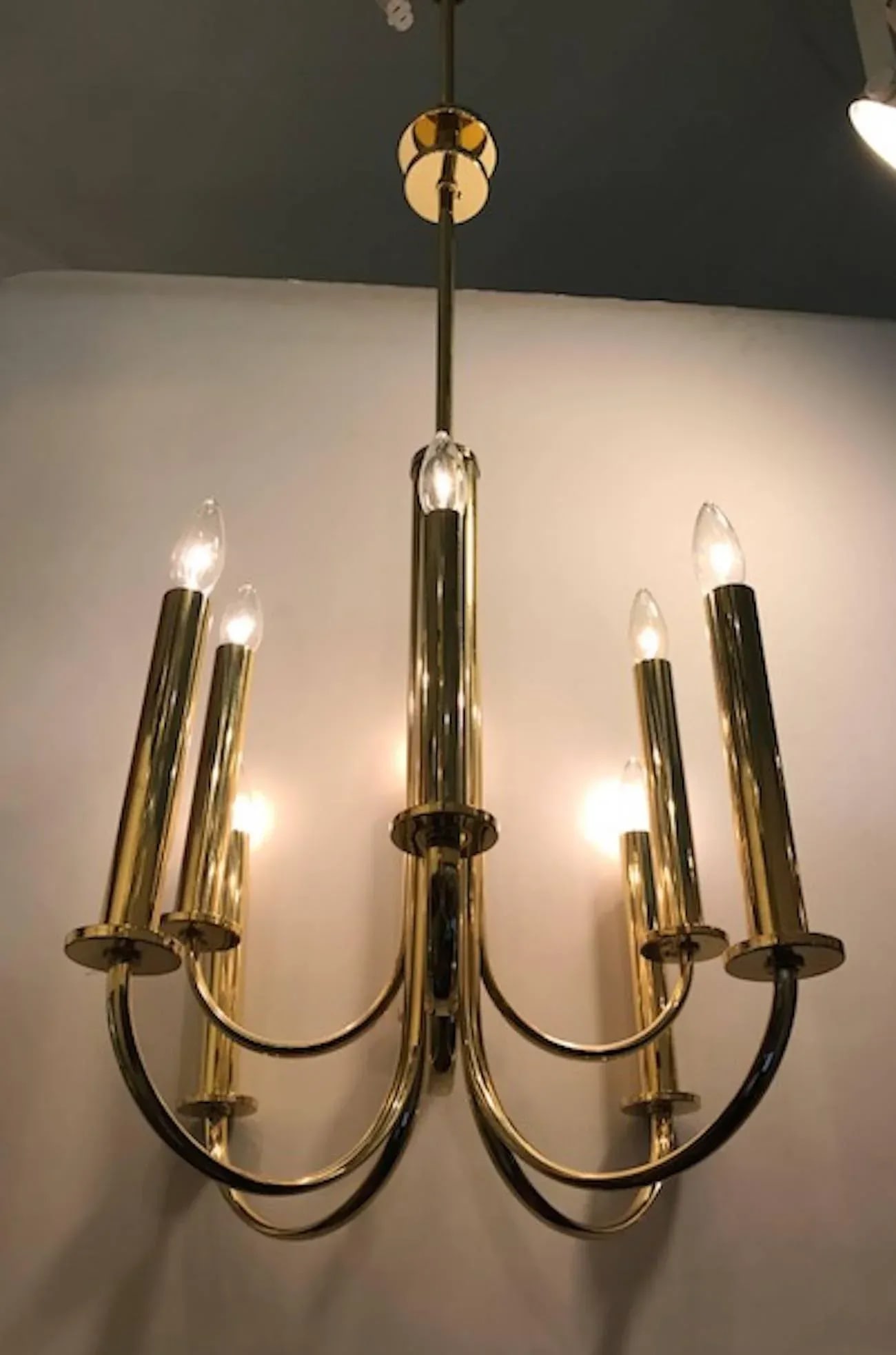 Italian, 1930s Fascist Period Art Deco Chandelier - 6