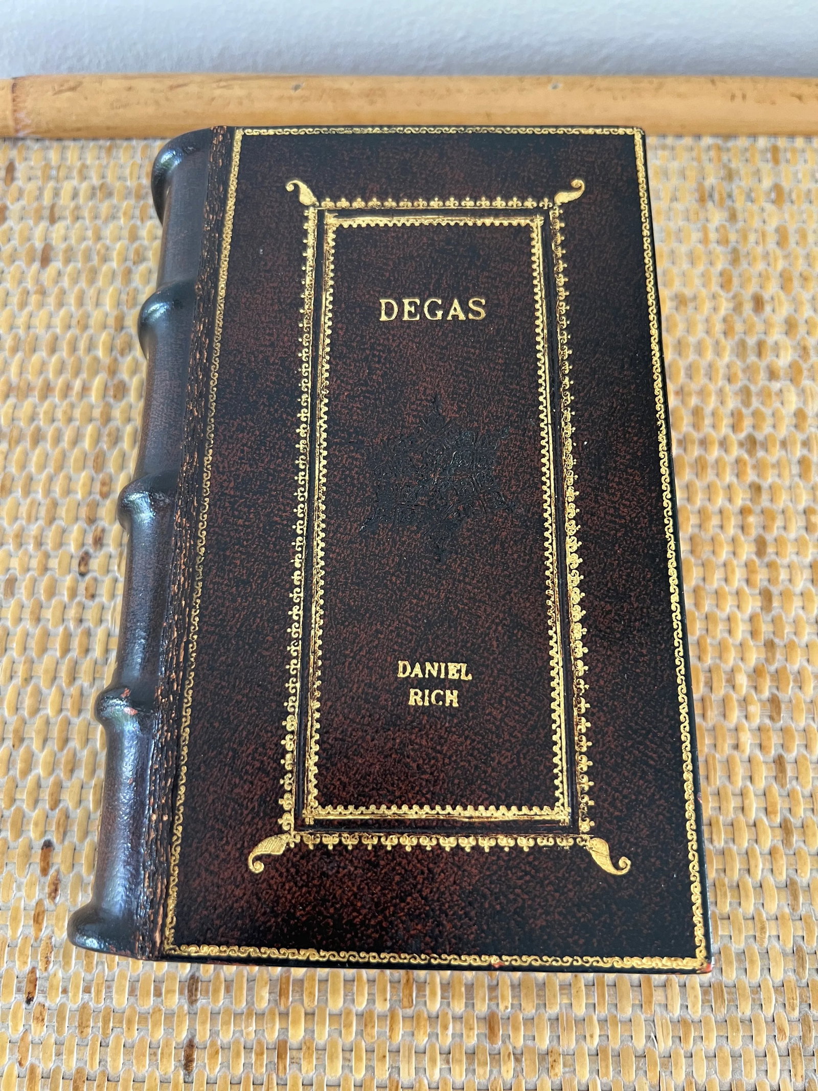 Maitland-Smith Decorative Leather Book Storage Stash Box - 10