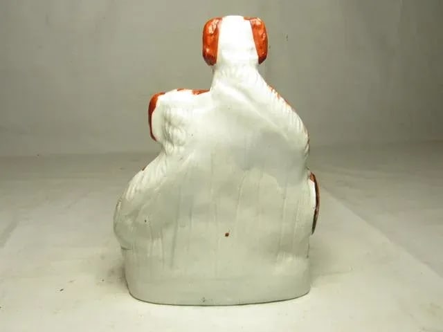 Antique Staffordshire Spaniel Grouping - 4