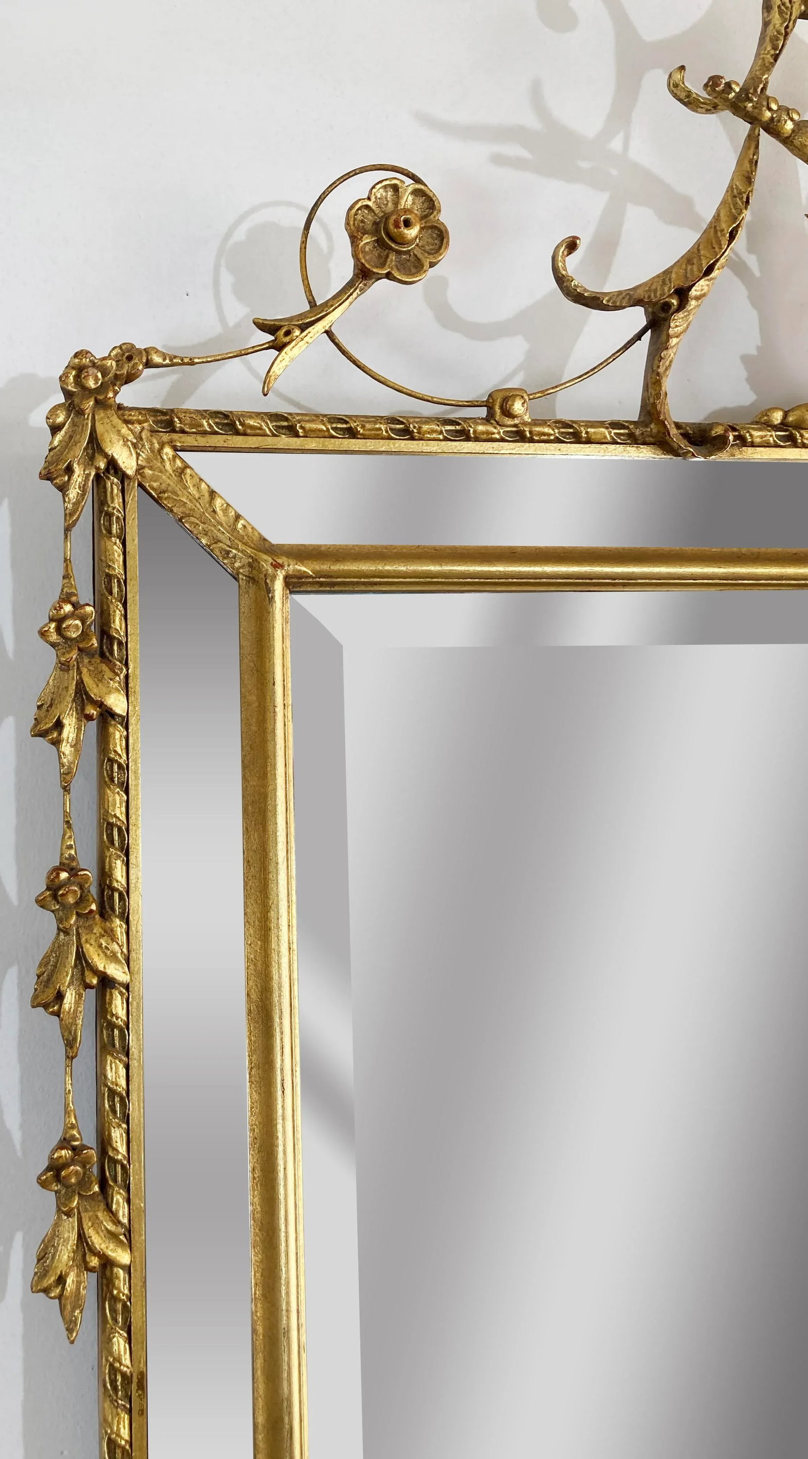 Substantial Vintage NeoClassical Regency Style Wall Mirror - 5