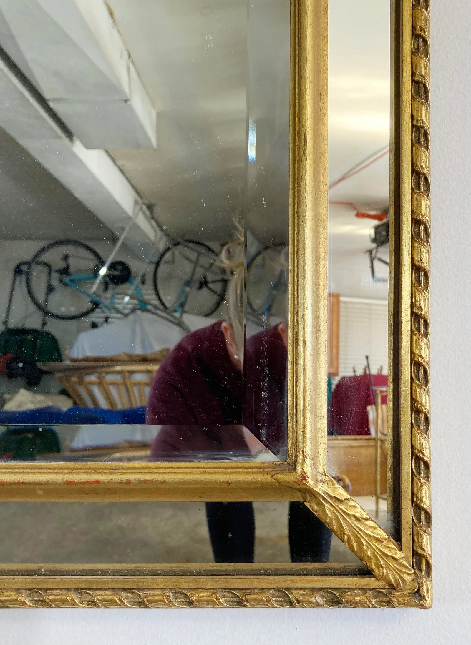 Substantial Vintage NeoClassical Regency Style Wall Mirror - 7