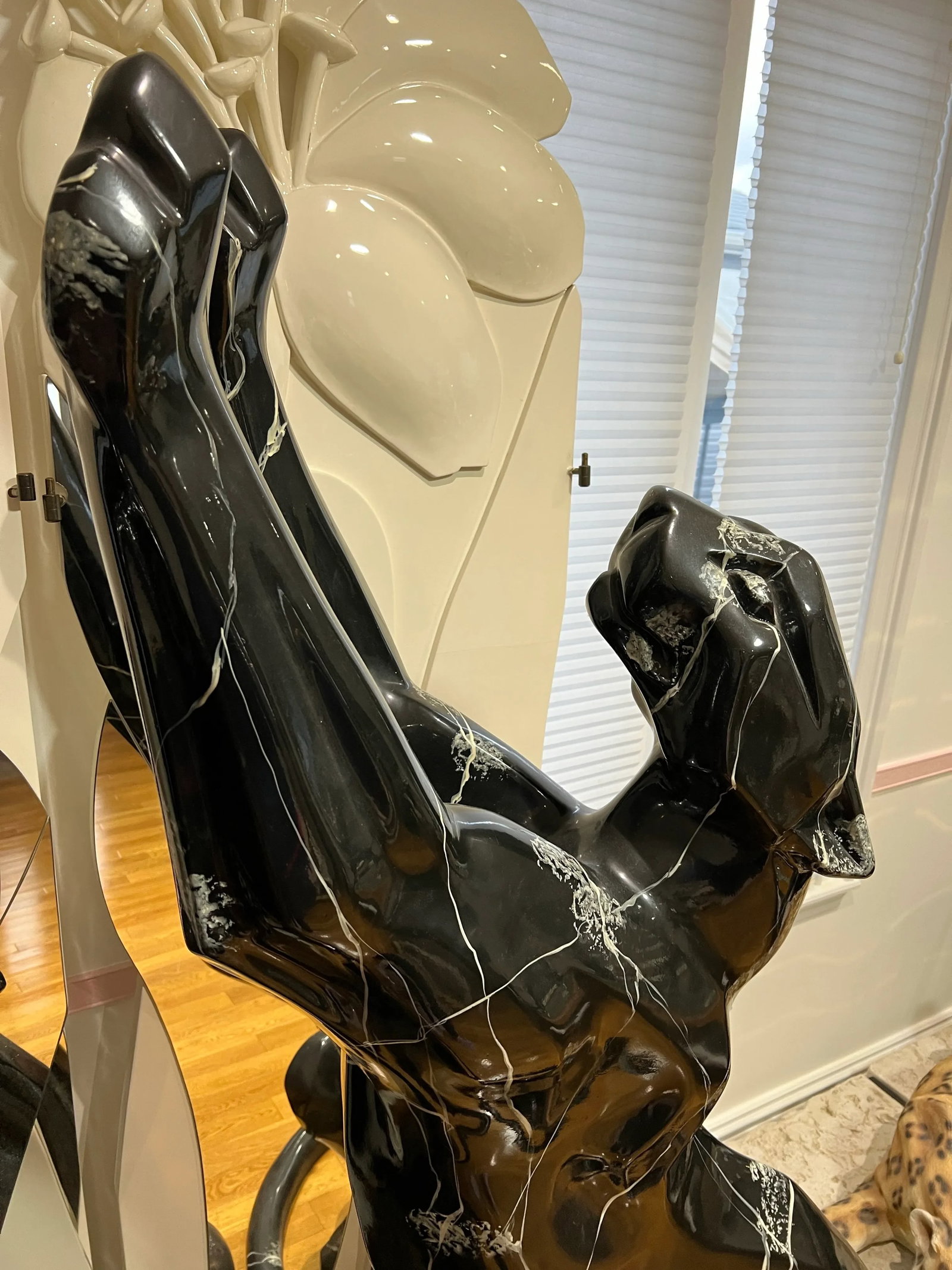 Life Size Fiberglass Panther Statue, Circa 1990 - 3