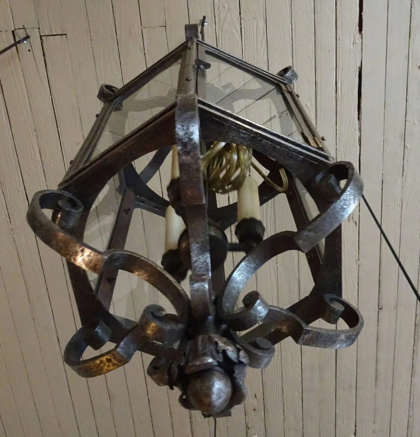 French Vintage Iron Lantern - 11