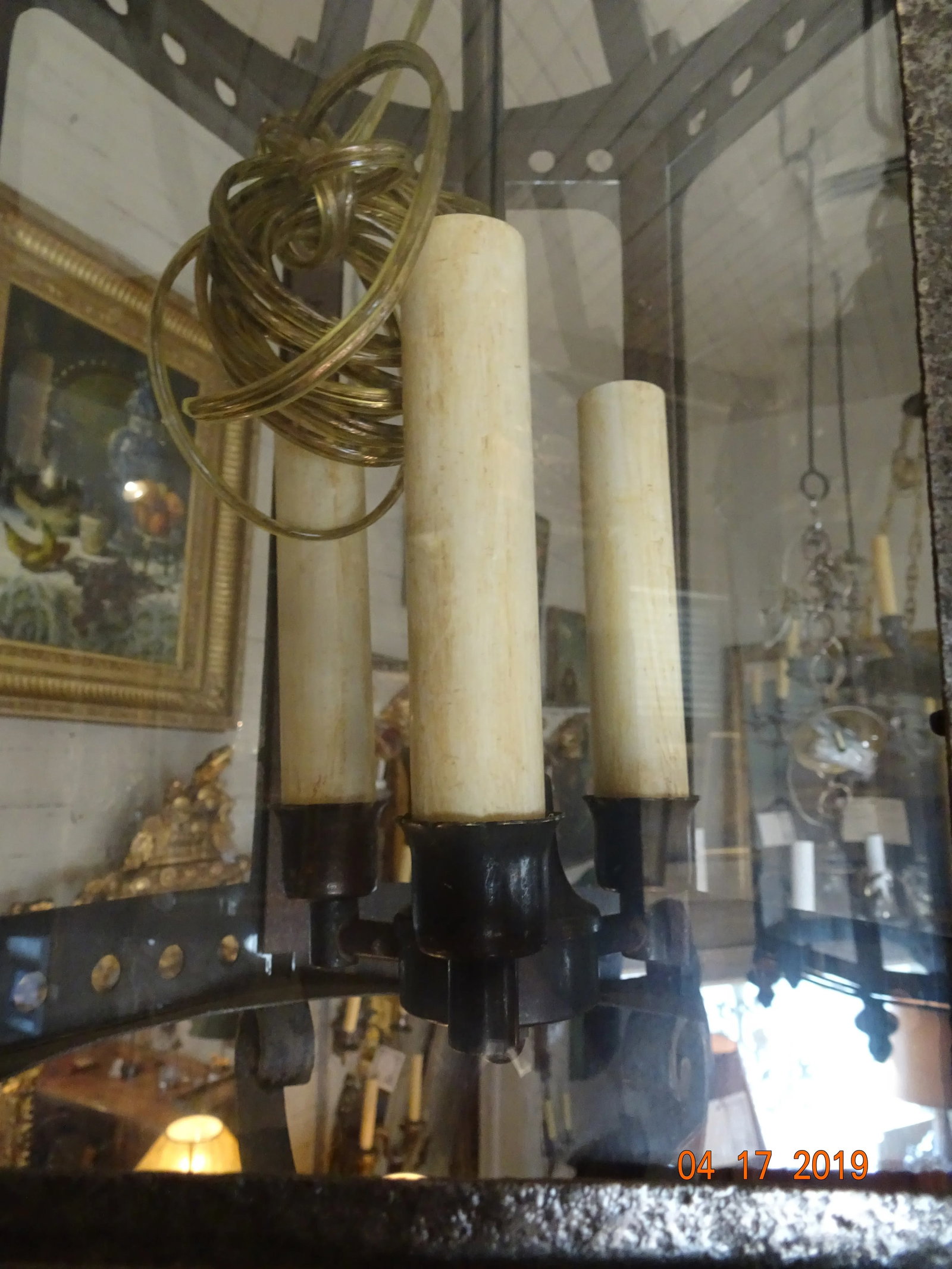 French Vintage Iron Lantern - 7