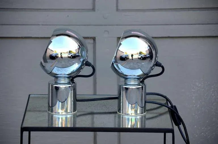 Articulated Globe Spotlights by Reggiani Lampadari - a Pair - 5