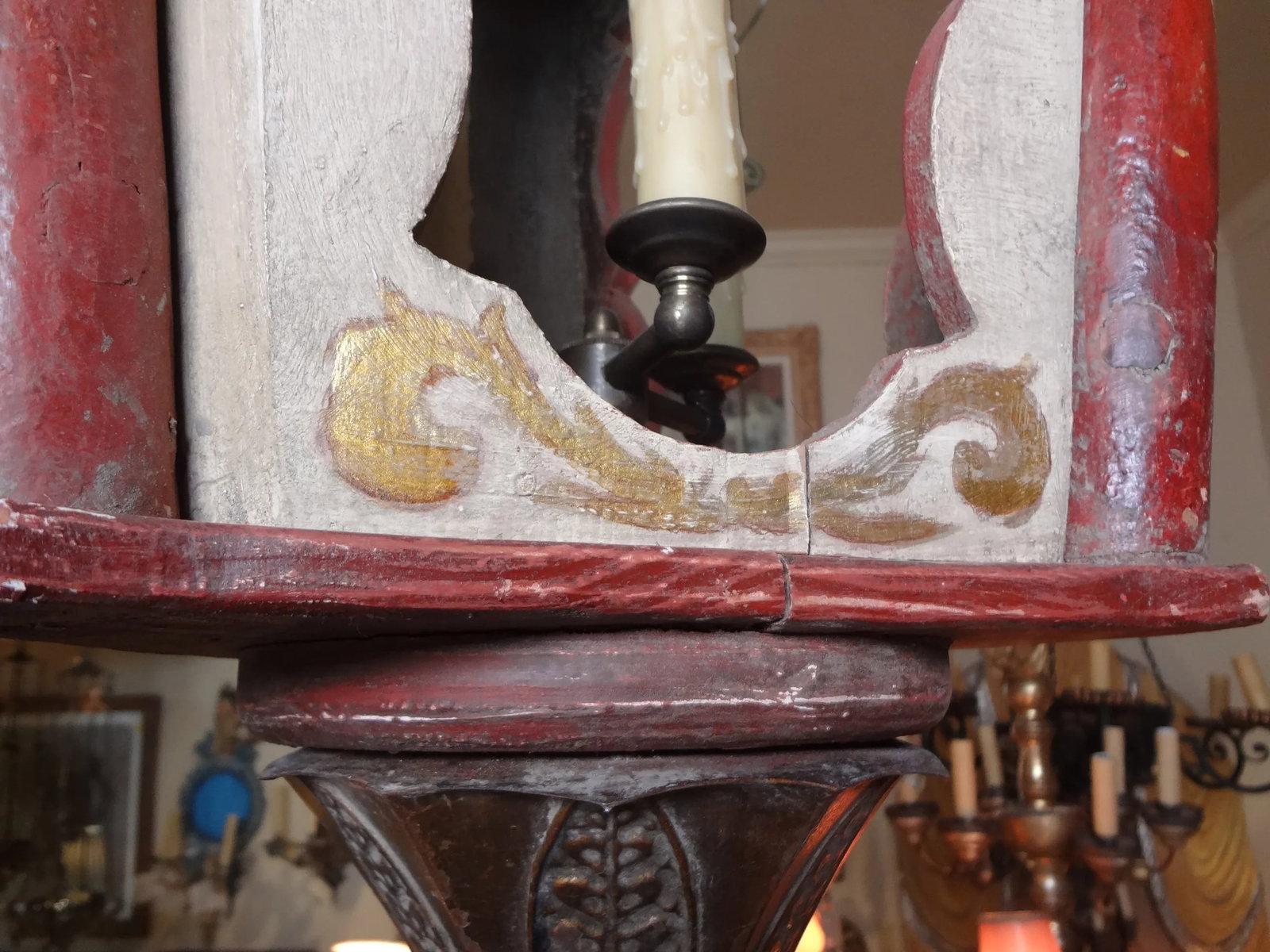 19th Century Italian Wood Lantern - 3