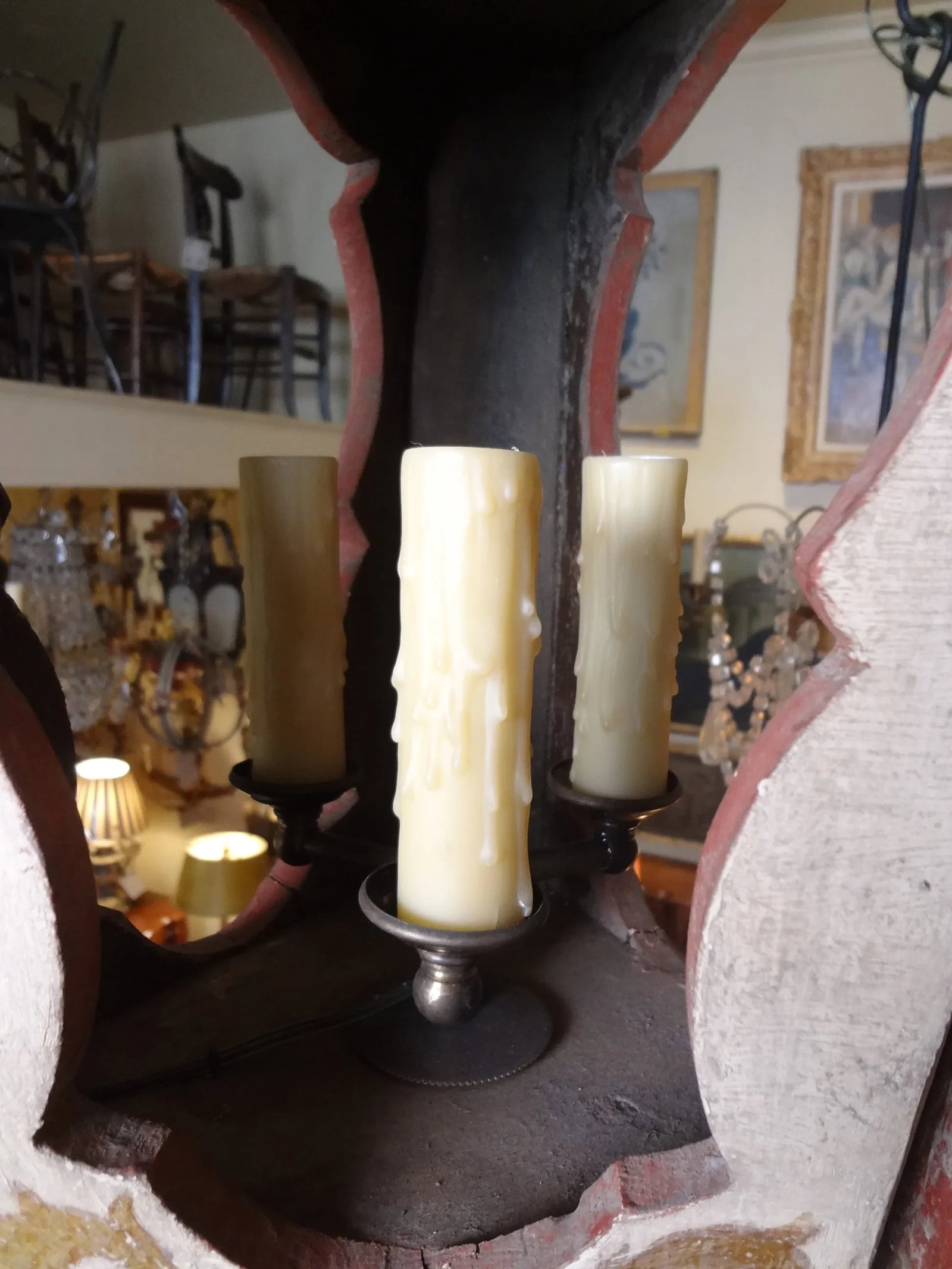 19th Century Italian Wood Lantern - 4