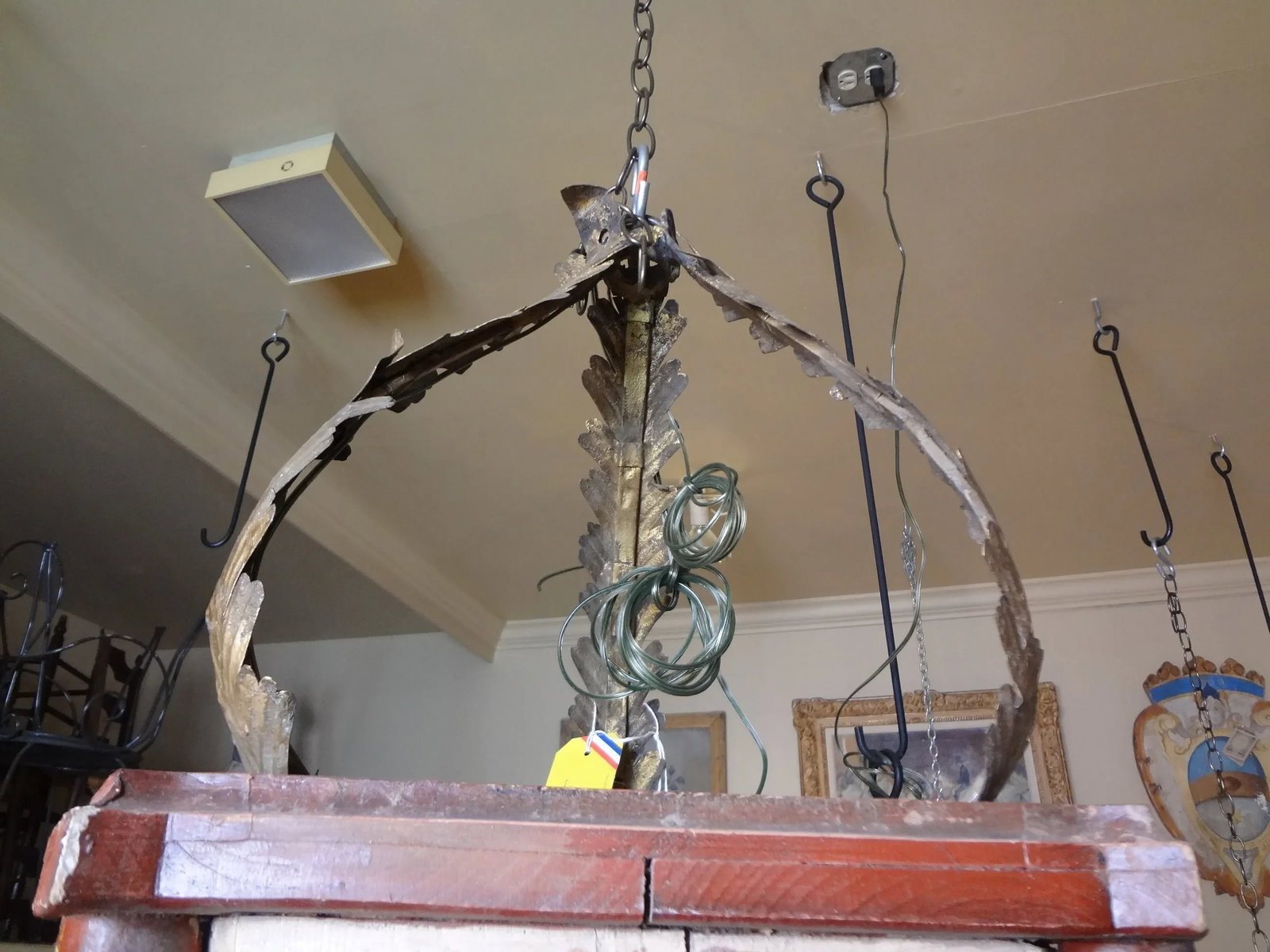 19th Century Italian Wood Lantern - 5