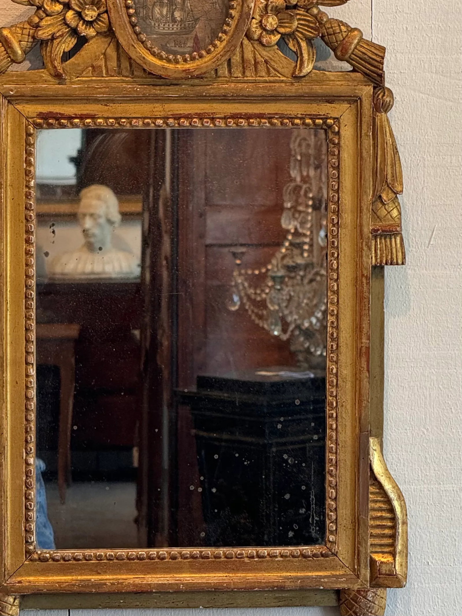 Pair of 19th Century Italian Giltwood Mirrors - 2