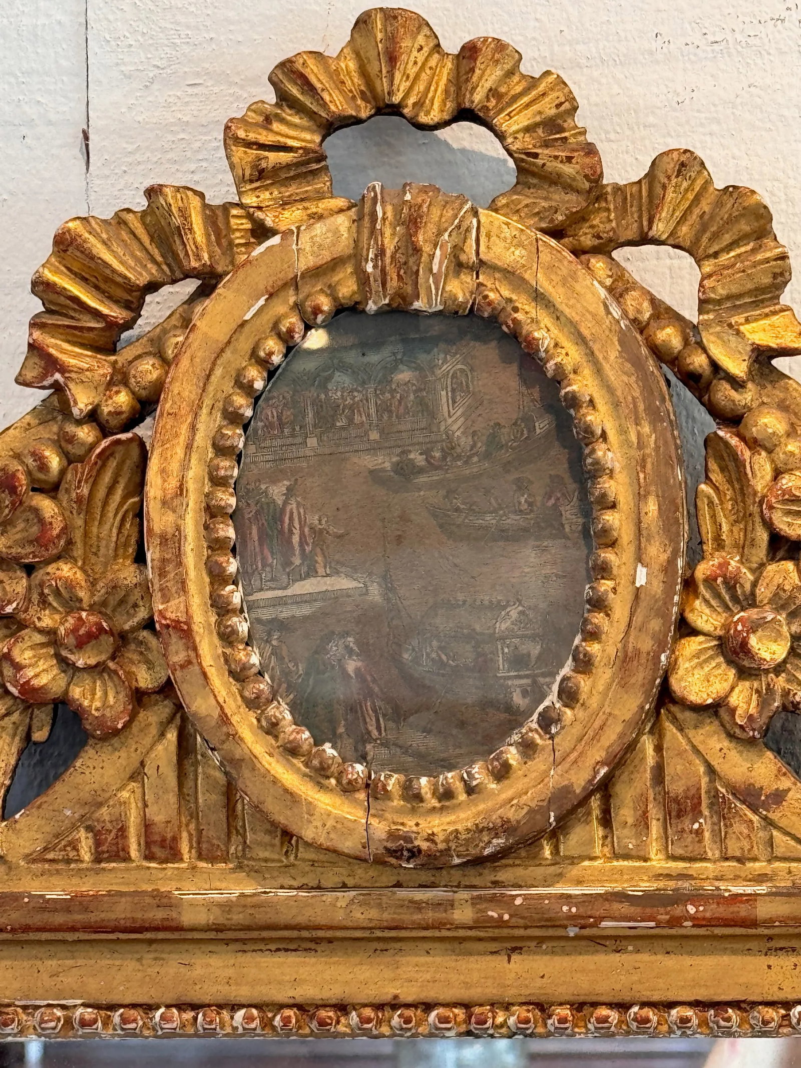 Pair of 19th Century Italian Giltwood Mirrors - 6