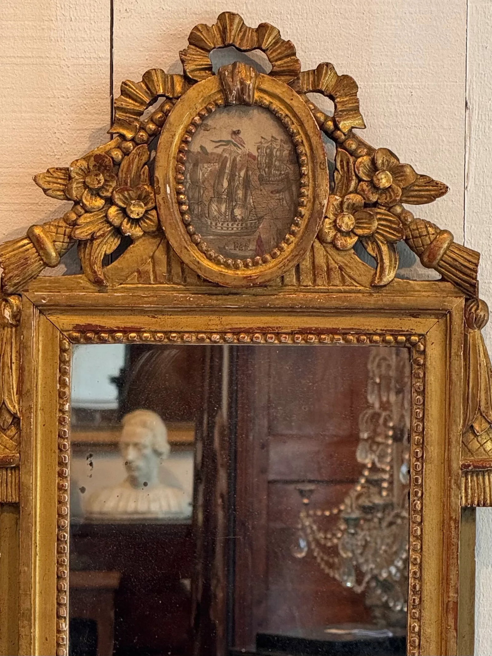 Pair of 19th Century Italian Giltwood Mirrors - 7