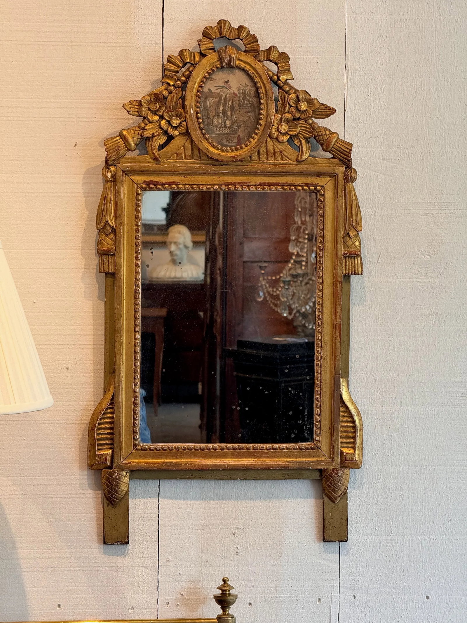 Pair of 19th Century Italian Giltwood Mirrors - 8