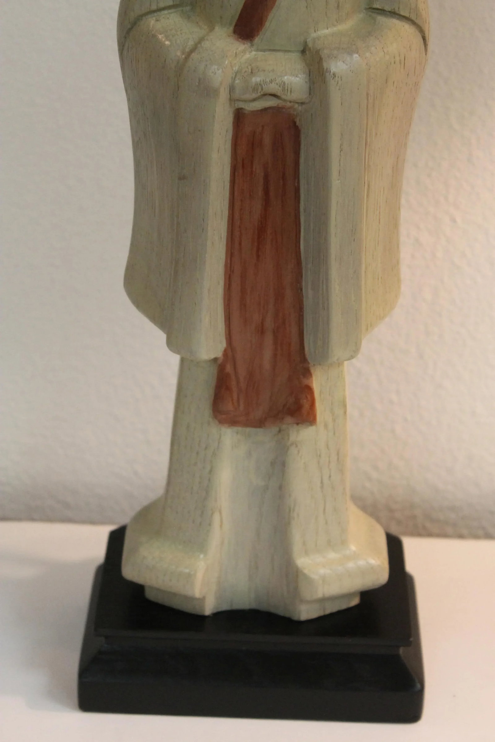 Wood Asian Lamps - a Pair - 9