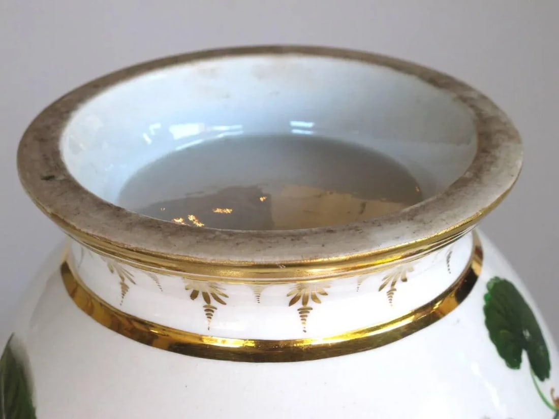Paris Porcelain Polychromed Double-Handled Cache Pot/Jardiniere - 5