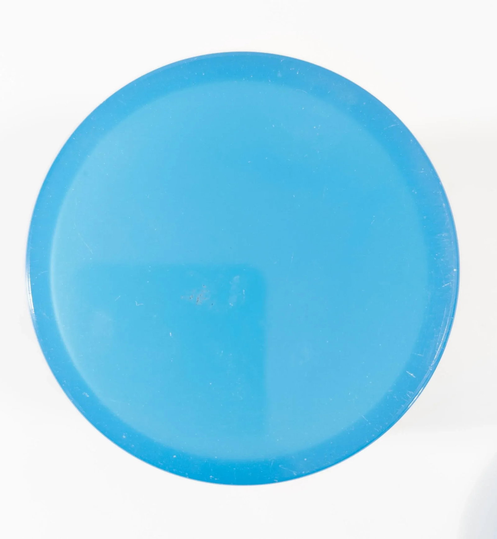 Early 20th Century French Electric Blue Opaline Glass Dresser Box - 11