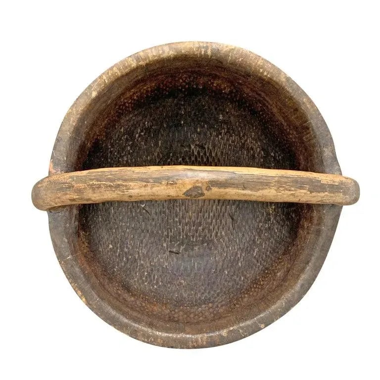 Mid-20th Century Chinese Woven Reed Basket - 8