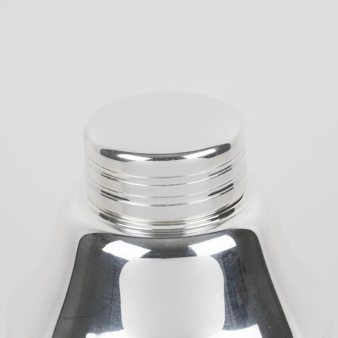 Art Deco Silver Plate Cocktail Shaker by Silversmith Saint Medard France - 6