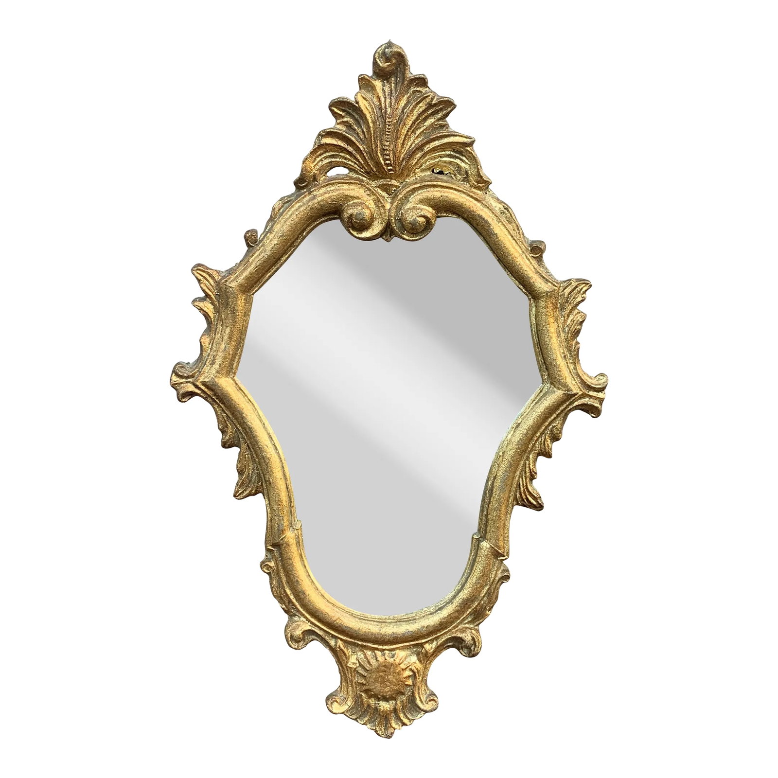 Italian Rococo Style Giltwood Wall Mirror (1 of 10)