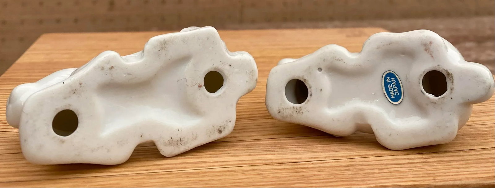 Charming Porcelain Bunny Rabbit Napkin Rings, Set of 2 (Japan) - 4