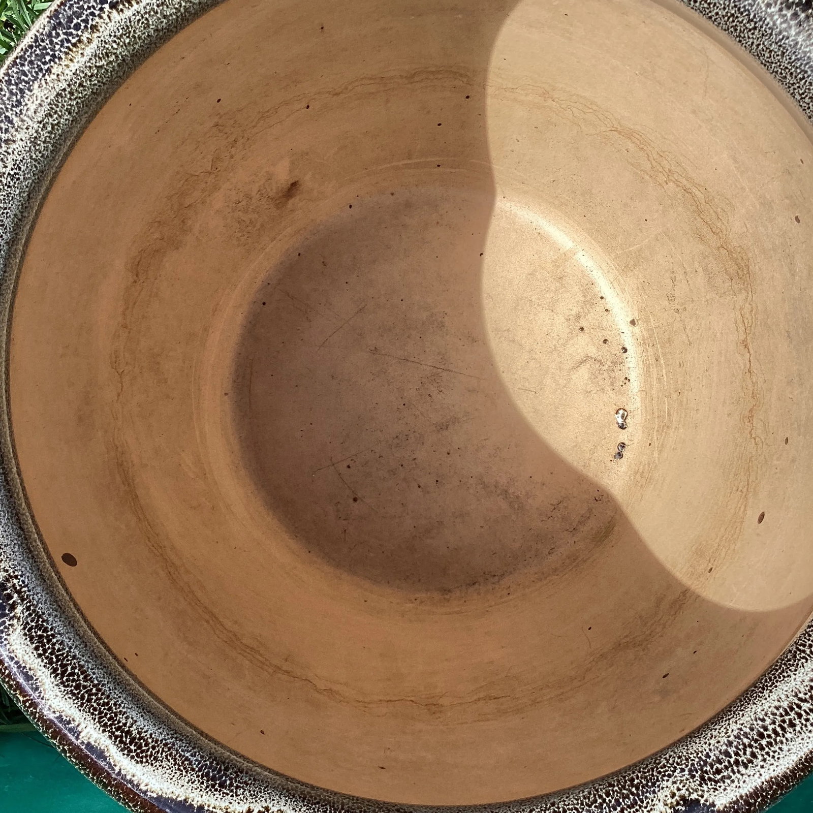 Late 20th Century Large Outdoor/Indoor Glazed Ceramic Planter - 7