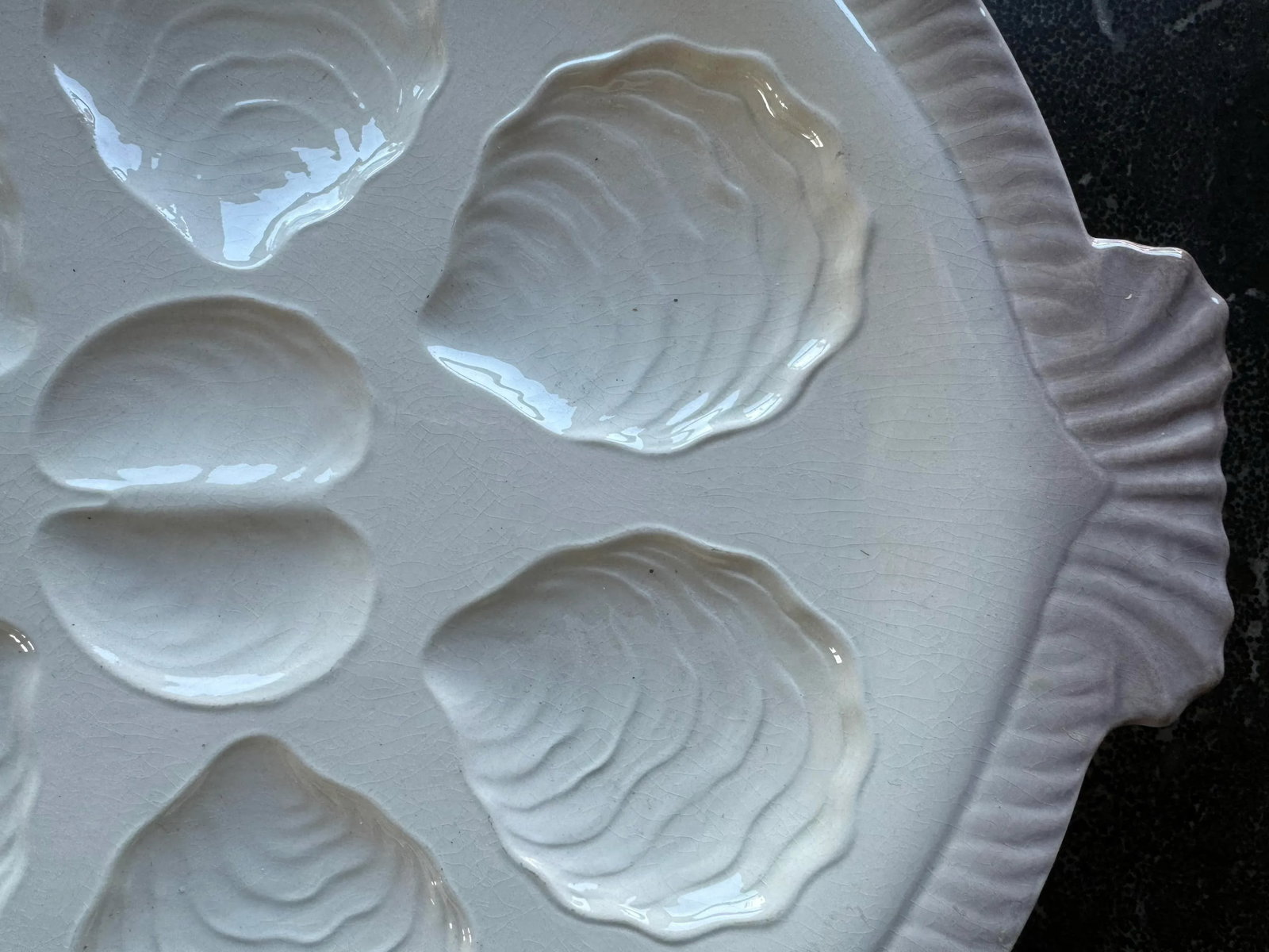 Antique Waechtersbach Pottery Fish Shaped Oyster Serving Plate - 4