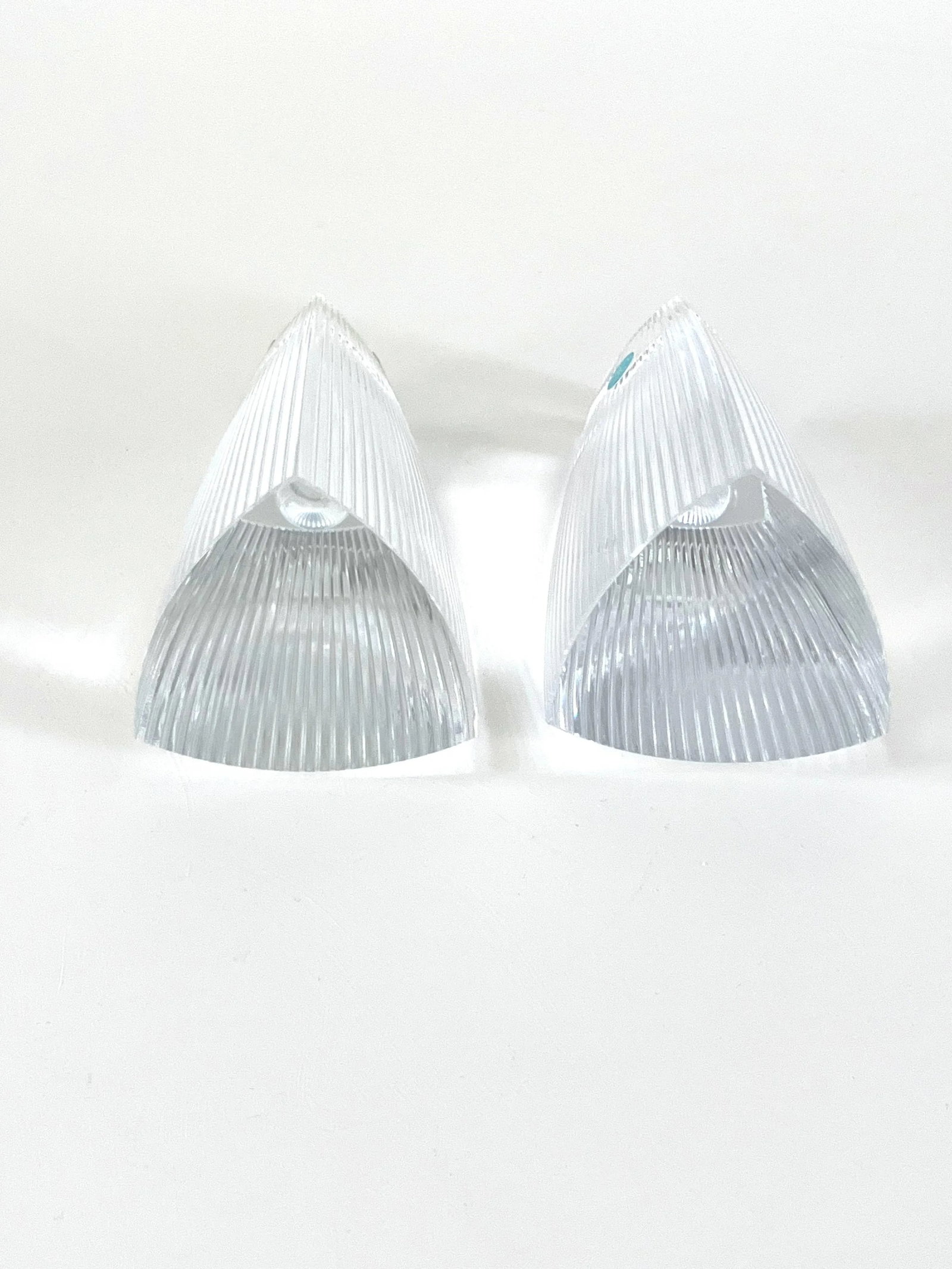 Tiffany Crystal Candleholders, a Pair - 9