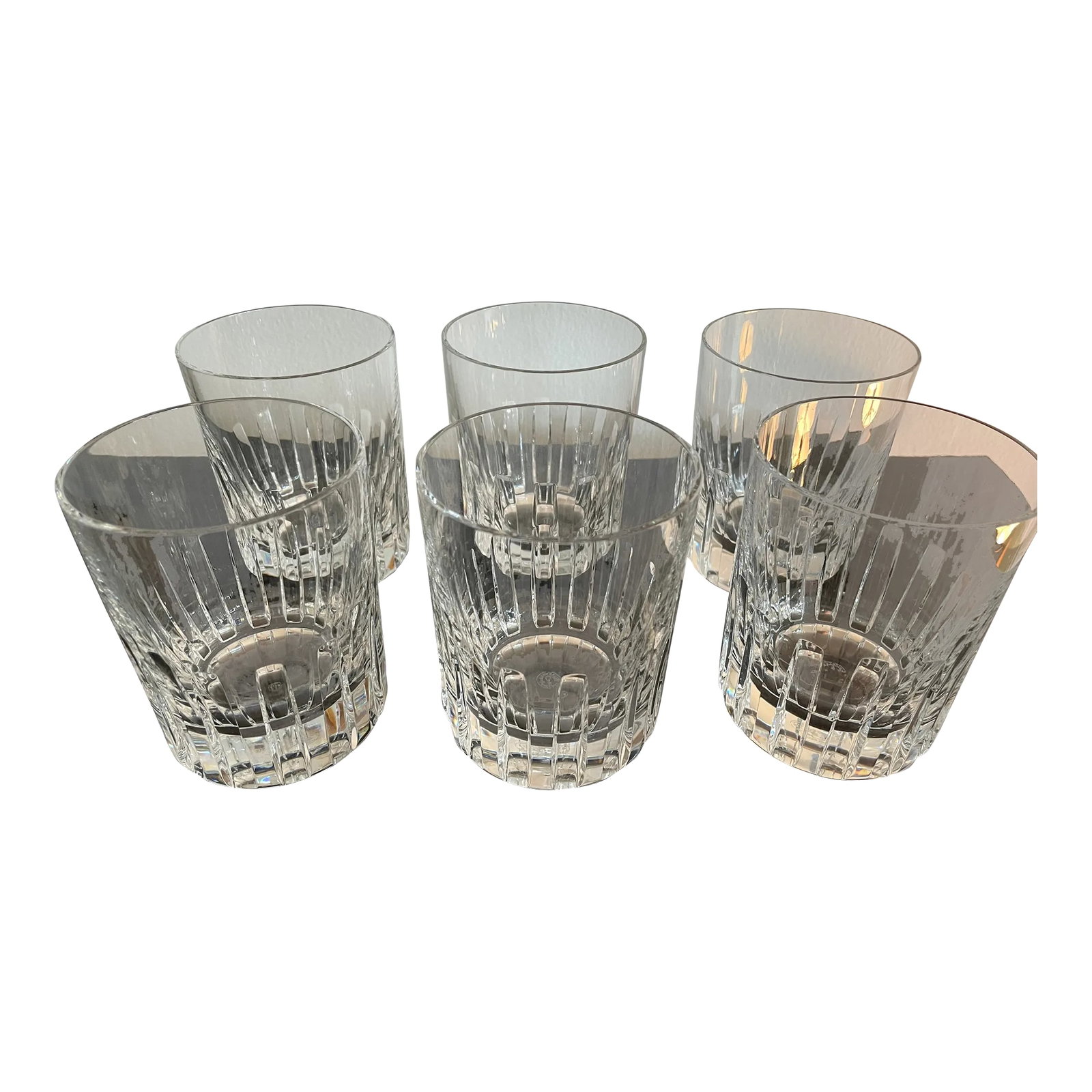 1990s Baccarat Rotary Tumblers- Set of 6 (1 of 4)