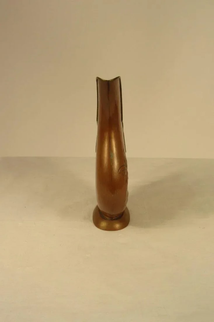 1920s Art Nouveau Copper Pitcher - 6