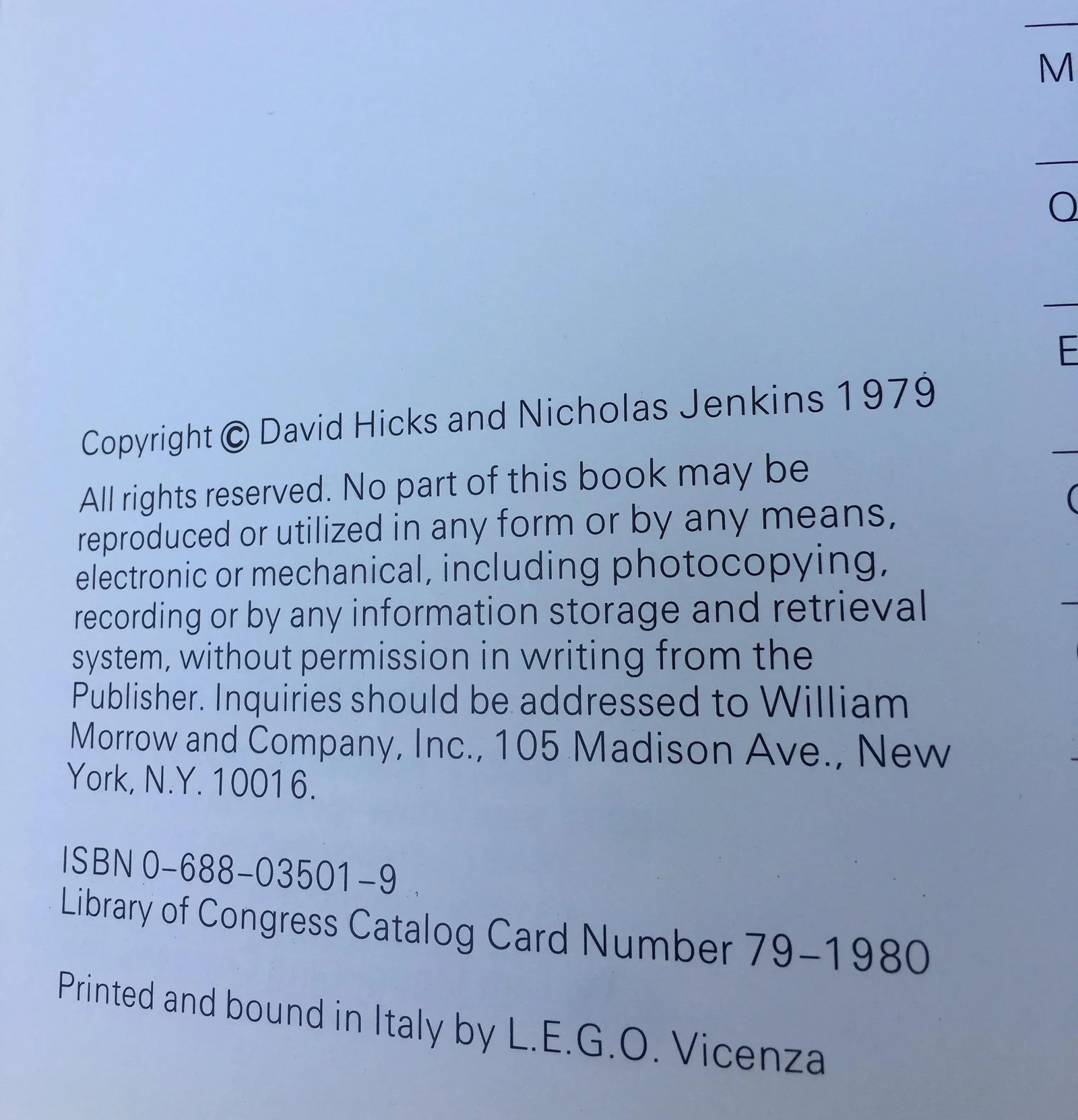 David Hicks Living With Design Coffee Table Book - 3