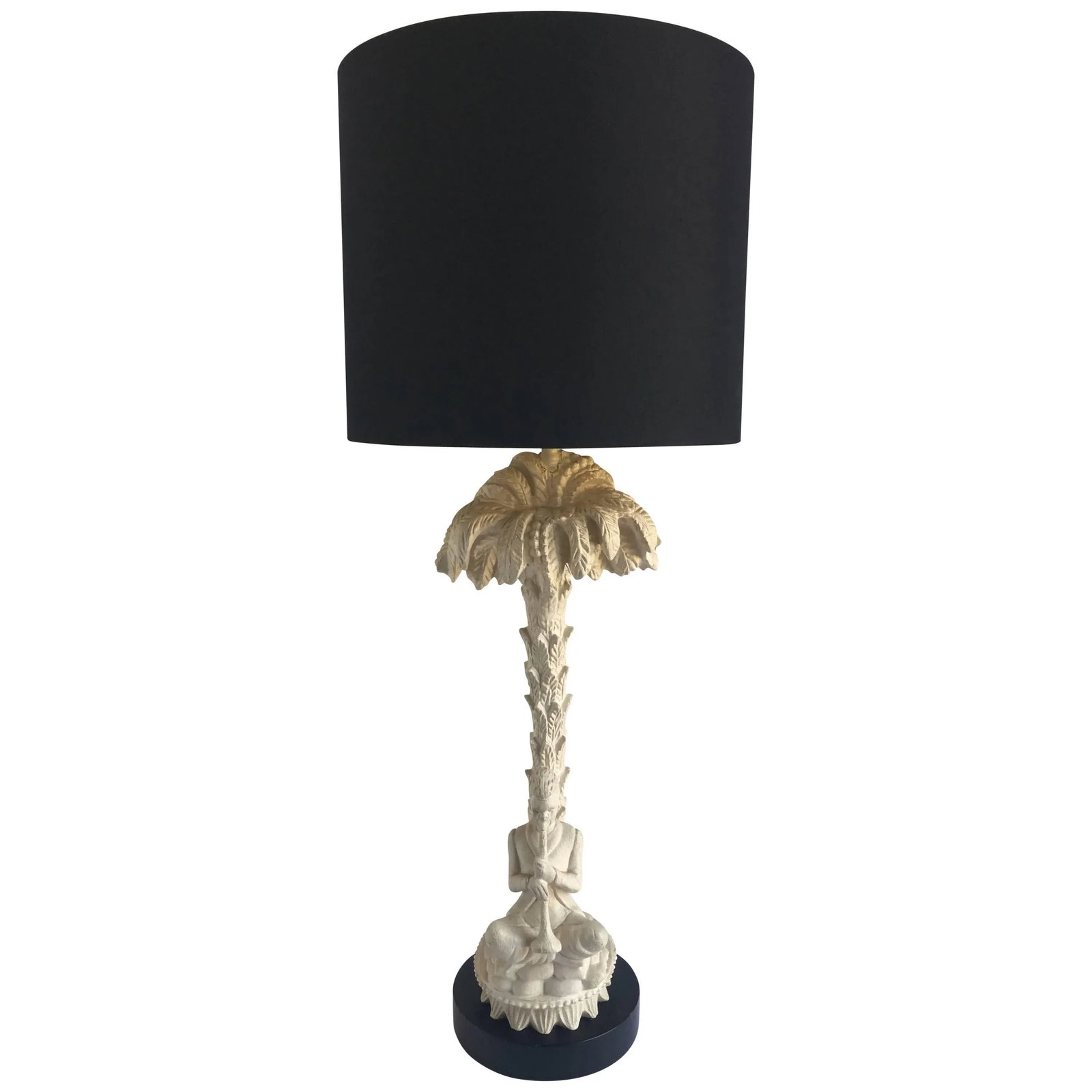 Hollywood Regency Serge Roche Style Plaster Palm Tree Lamp by Chapman - 7