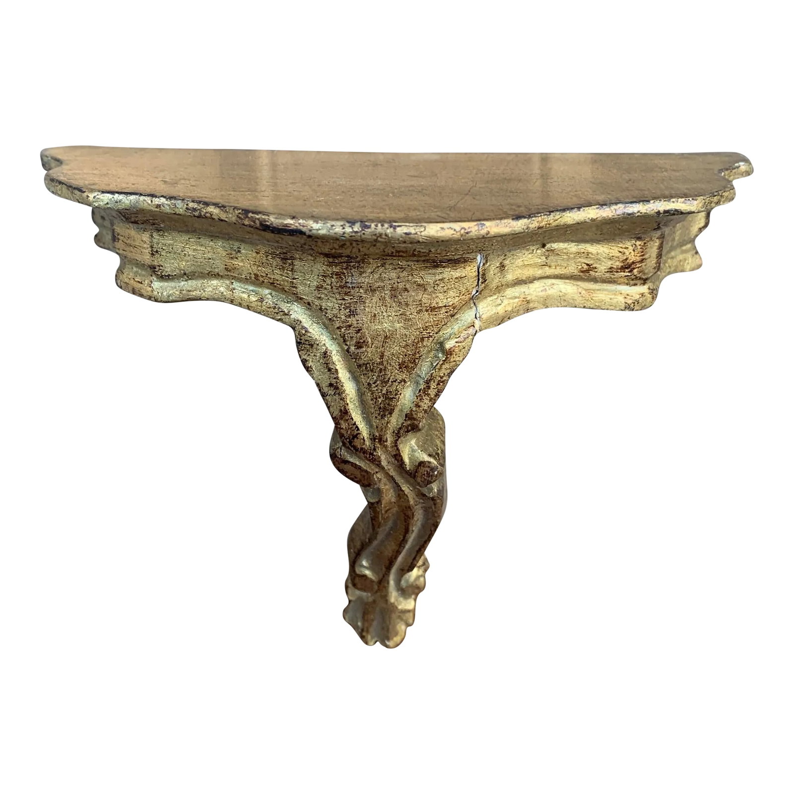 Vintage Italian Giltwood Wall Sconce Shelf (1 of 7)
