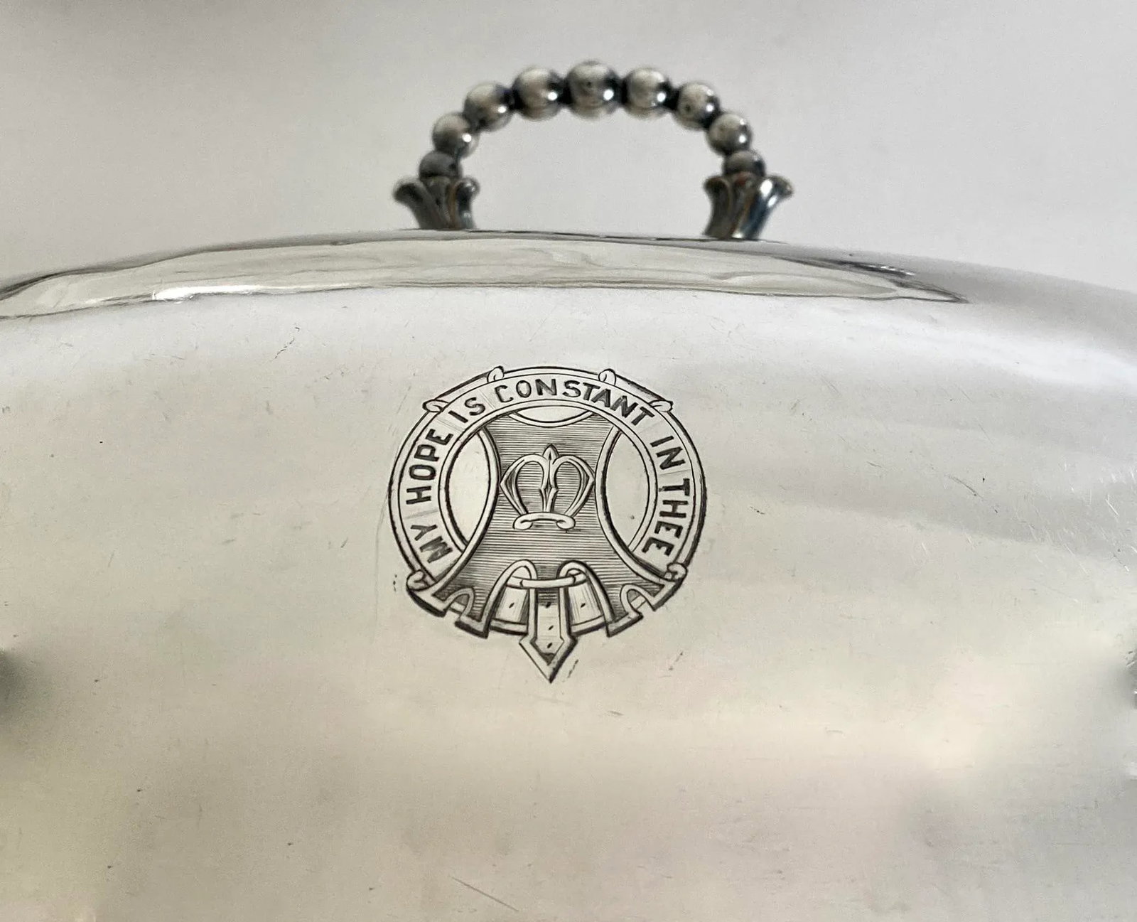 1870s English Silverplate Clanranald Food Dome - 2