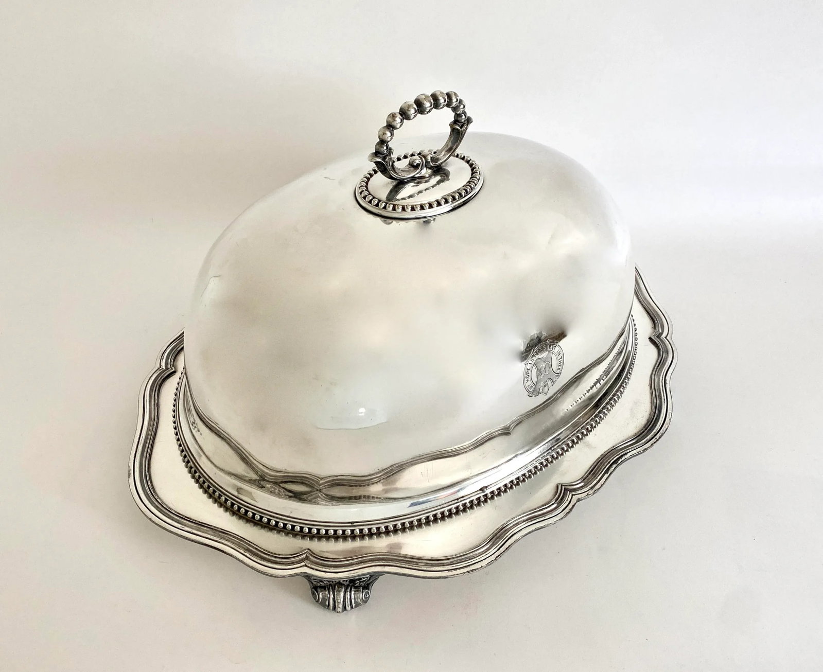 1870s English Silverplate Clanranald Food Dome - 3