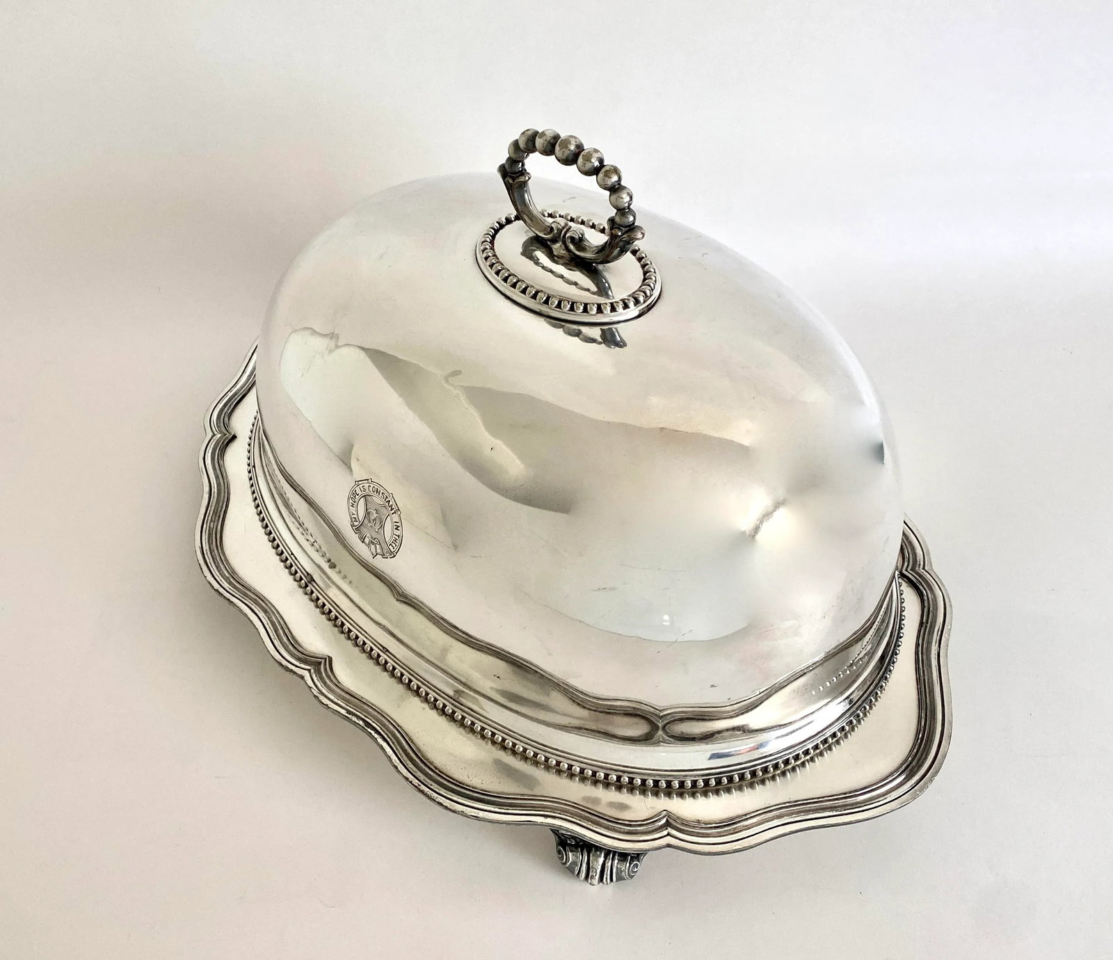 1870s English Silverplate Clanranald Food Dome - 4
