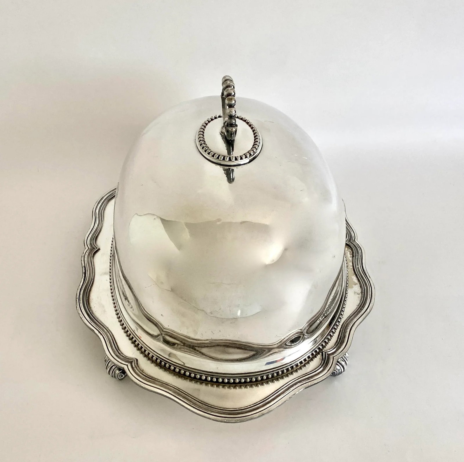 1870s English Silverplate Clanranald Food Dome - 5