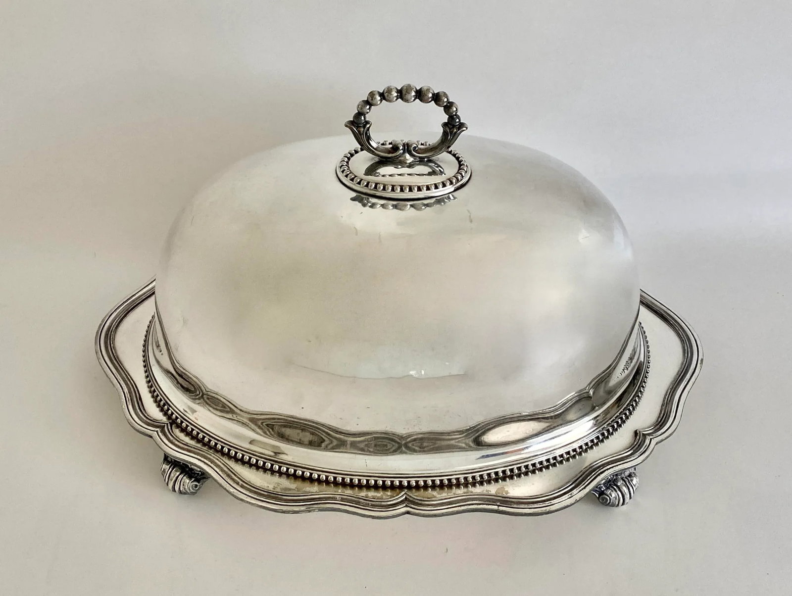 1870s English Silverplate Clanranald Food Dome - 6