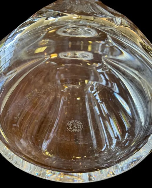 Vintage Baccarat French Crystal Decanter - Tallyrand Pattern/Cut Stopper - 5